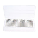 Carbide 2.35mm Nail Drill Bits Barrel Head Set Acrylic Nails Gels Files Buffing