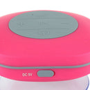 Water Resistant Bluetooth 2.0 Shower Speaker, Portable Speakerphone with