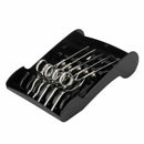 Hair Scissors Holder Rack Salon Barber Shears Stand Storage Tray Case Black YZI