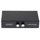 USB 2.0 Sharing Switch, 2 Port HUB KVM Swtiches For PC Scanner Printer (Pack of