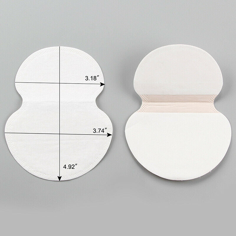 100 pcs Summer Armpit Sweat Pads Underarm Deodorants Stickers Absorbing Dis V8L7