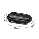 Waterproof Front Top Tube Bag Frame Pannier Mobile phone Cae For Bicycle Black