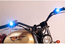1pcs Handlebar Spotlight LED Motorcycle Headlight Daytime Light Driving Fog Lamp