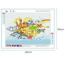 5D DIY Full Drill Diamond Painting Cartoon Animals Cross Stitch Embroidery