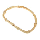 Natural Bamboo Bag Handle Replacement Charming Frame for DIY Bag Handbags Making