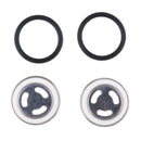 4-Set 18mm Motorbike Brake Sight Len Mirror Gasket Master Cylinder Reservoir