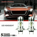 H7 10000W 150000LM Car LED headlight COB Kits Fog light 6000K Super White(2PCS)