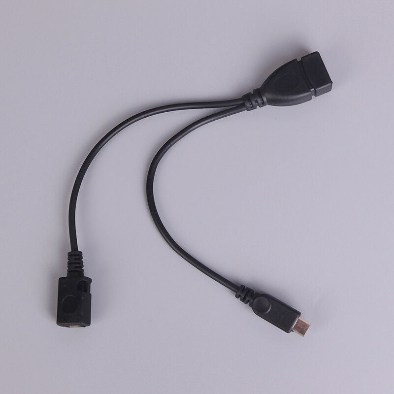 Micro usb male to usb female host otg cable usb pow cable  JR