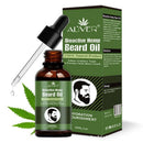 Aliver Beard Growth Hemp Oil 100% Natural Organic Face Beard Oil Soften Hai