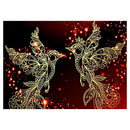 5D Birds Round Diamond Painting Rhinestone Embroidery DIY Craft Needlework