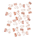 Paper Clips Flamingo Metal Chip Organizer Binder Clip Office Supplies 20 Pcs