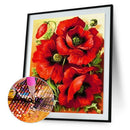 DIY Red Rose Diamond Painting Cross Stitch Kit Embroidery Home Decor Craft