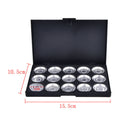 15 x 26mm Empty Eyeshadow Panel Aluminum Palette Pans Removable Makeup T SE