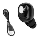 Plastic X8 Mini Wireless Bluetooth 5.0 Stereo Waterproof Sport Earphone Black