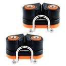 2pcs Composite Sailboat 2 Row Ball Bearing Cam Cleat With Leading