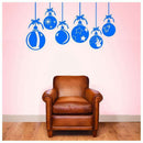 Christmas Baubles For Shop Window and Wall Stickers Decor Art Mural Diy Rem