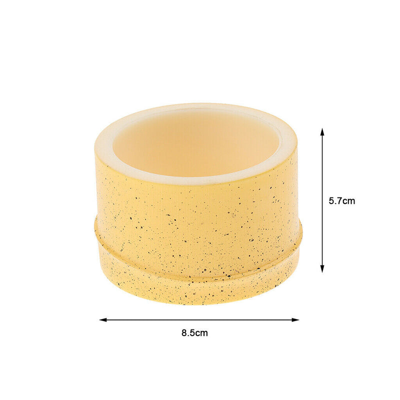 Plastic Pet Feeding Plate Reptile Feeding Bowl Food Water Dish Yellow