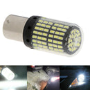 1x White 1156 7506 P21W BA15S LED 3014 144SMD Car Turn Signal Light Bulbs