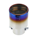 Universal Stainless Steel Car Rear Round Exhaust Pipe Tail Muffler Tip A