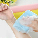 3090cm Nylon Soft Bath Body Wash Towel Scrub Bath Exfoliating Random N2Y8 C Y4L2
