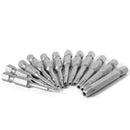 12Pcs 50mm Hollow Plum Blossoms  Screw Driver Bits Magnetic Set T5-T40