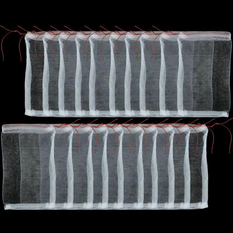 10 Pcs 10 inch x14 inch Insects Mosquito Bug Net Barrier Bag Garden Plant F