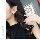4X(Temperament Simple Personality Star Astronaut Pin Simple Korean EarringsE4J2)