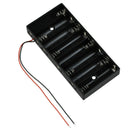 New Plastic 8 X 1.5V AA 2A CELL Battery Holder Storage Box standard 12V Cas