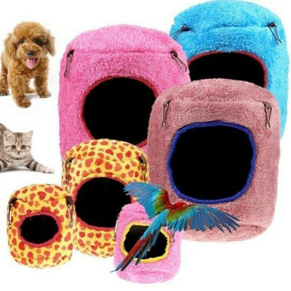 Warm Bed Rat Hammock Squirrel Winter Toys Pet Hamster Cage House Hang Nest CUY