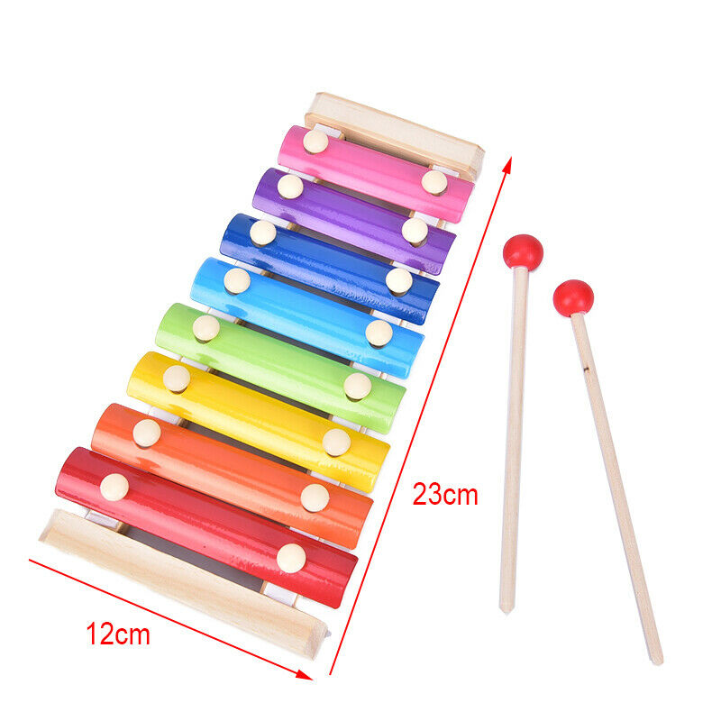 Wooden Music Instrument Montessori Children Educational Early Wooden Xyloph BX