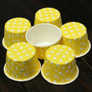 100X Cupcake Wrapper Paper Cake Case Baking Cups Liner Muffin Yellow L7Y5