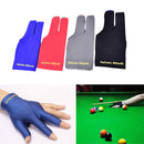 Spandex Snooker Billiard Glove Pool Left Hand Open Three Finger Accessory TEUS