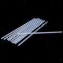 30 Pieces Reusable Hard Plastic Drinking Straws+3 Pieces Cleaning Brush Home
