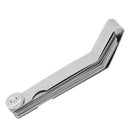 Stainless Steel Measure Tool Metric 0.05 To 1Mm Thick Curved Feeler Gaug JJH