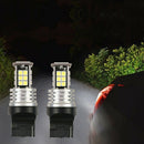 2x White T20 7440 W21W WY21W Led Bulb Turn Signal Lights Canbus 3030 Brake Light