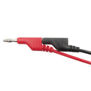 Test Lead Banana Plug Male Stackable to Banana Plug [47inch / 5 pieces]