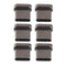 6x Aluminium Magnetic Tip USB Type C Head Converter Adapter Charge Connector