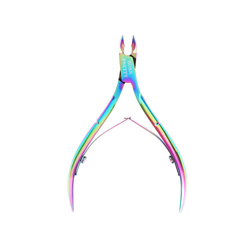 Born Pretty 1Pc Nail Cuticle Nipper Cutter Rainbow Clipper Scissor Dead Ski W5J7