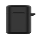 Protective Silicon Cover Skin+Keychain Clip for Freebuds2/Freebuds - Black