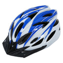 Helmet Protection Blue White L For Unisex Cycling Mountain Bike With Visor