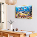 5D DIY Diamond Painting Kits Sea World Full Round Drill Handicraft Home Art