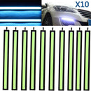 10x Ice Blue 6.7" LED COB Daytime Running Lights Car Auto DRL Fog Driving Lamp a