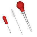 4 In 1 Turkey Baster Marinade Injector Food Flavor Pump Basting Brush