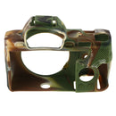 Camouflage Soft Skin Silicone Cover Case for Sony A7 A7R A7S Camera Protector