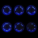 Double-side Cycling Bike Bicycle Tire Blue Led Flash Light Letter Change