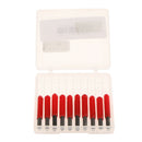 10Pcs 10 Degree 0.1mm Tip Tungsten Steel PCB Engraving Bits CNC Router Tool