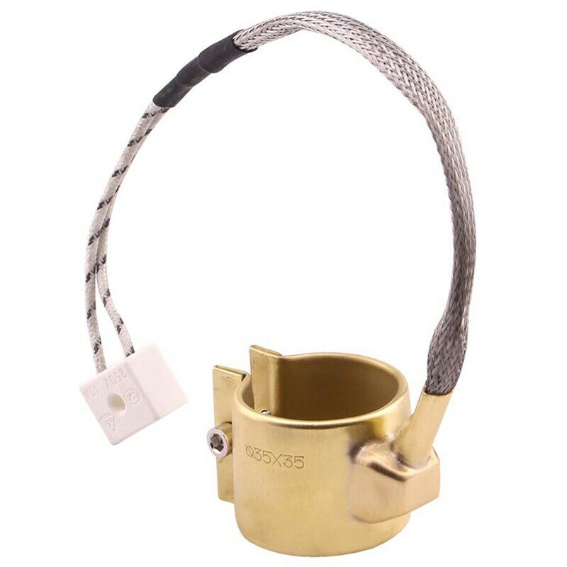 110V 380W 35mmx35mm Injected Mould Heating Elements Brass Band Heater for I U2R1