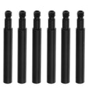 6Pcs Universal Bike Bicycle Presta Valve Extender Extension Cap 40mm Black
