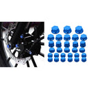 60Pcs Motorbike Motorcycle Screw  Cap Cover Decoration For Kawasaki