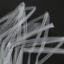 Ratio 2:1 5mm Dia Clear Polyolefin Heat Shrinkable Tube 10M 32.8ft